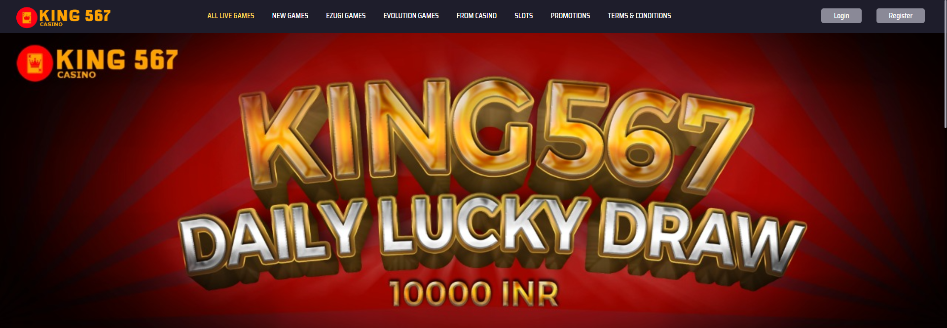 King567 website and bonus